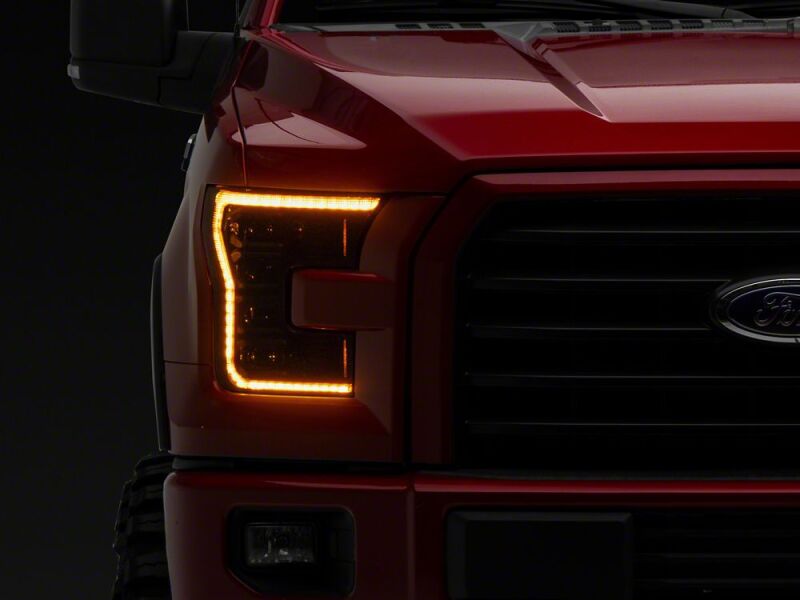 Raxiom 15-17 Ford F-150 CXR Series LED Headlights- Black Housing- Clear Lens thumbnail 7