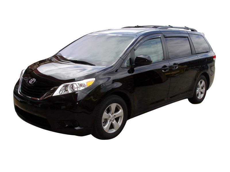 AVS 11-18 Toyota Sienna Ventvisor Outside Mount Window Deflectors 4pc - Smoke thumbnail 7