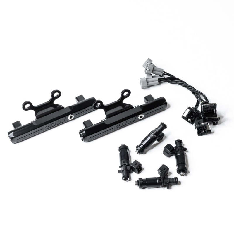 DeatschWerks 02+ Subaru WRX / 07+ STI/LGT Top Feed Fuel Rail Upgrade Kit w/ 1200cc Injectors thumbnail 3