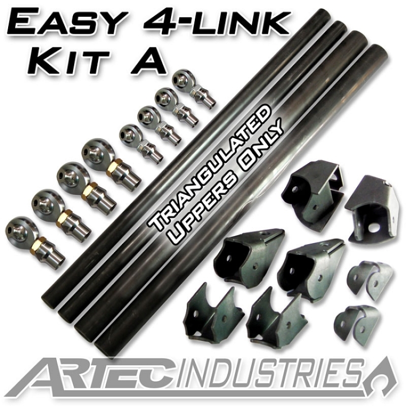 Artec Industries Easy 4 Link - Kit A - Tube - 7/8 In & 1 1/4 In Rod Ends