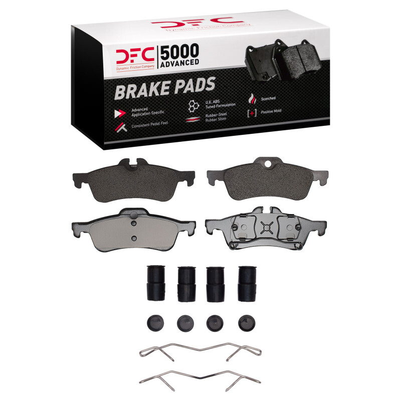 DFC 5000 Advanced Pads - Low-Metallic and Hardware Kit