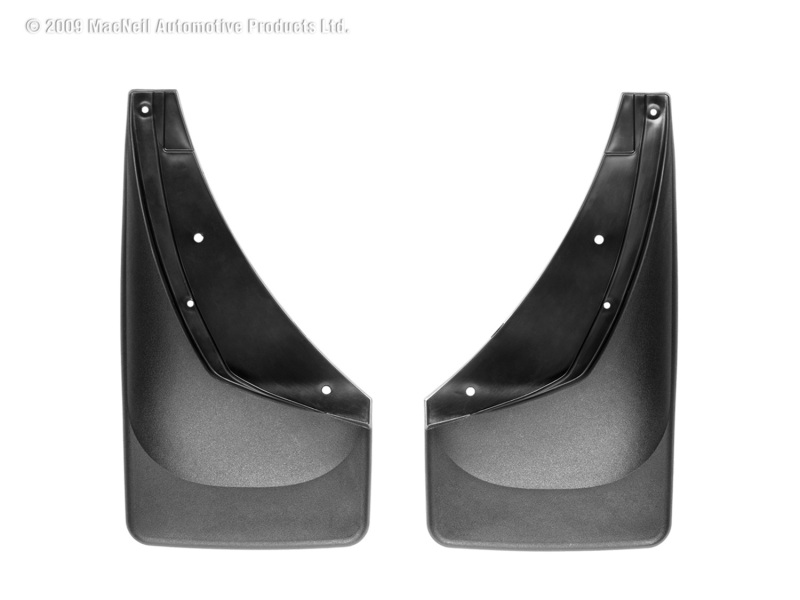 WeatherTech 00-06 Chevrolet Tahoe No Drill Mudflaps - Black thumbnail 2