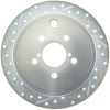 StopTech Select Sport 09-13 Subaru Forester Slotted and Drilled Right Rear Rotor thumbnail 7
