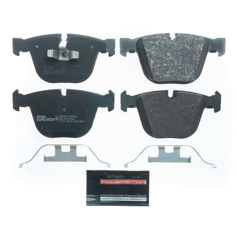 Power Stop 11-15 BMW Alpina B7L xDrive Euro-Stop ECE-R90 Rear Brake Pads