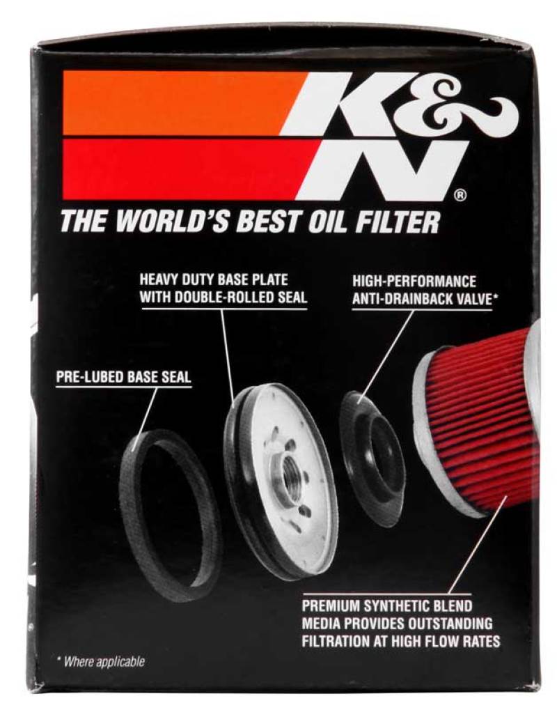 K&N Buell 2.563in OD x 2.969in H Oil Filter thumbnail 8
