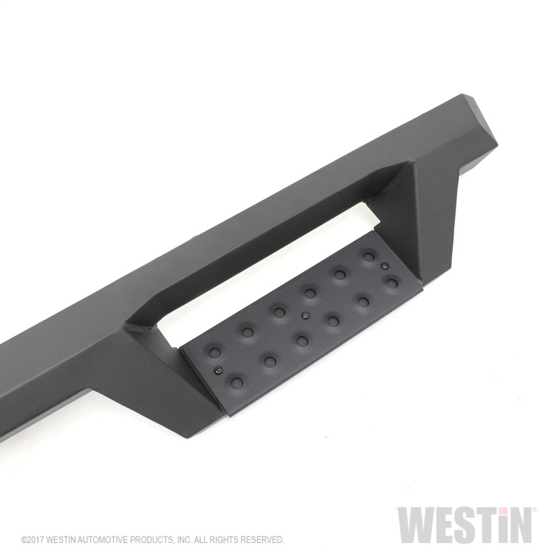 Westin 14-18 Chevrolet Silverado 1500 DC 6.5ft Bed HDX Drop W2W Nerf Step Bars - Tex. Blk thumbnail 9