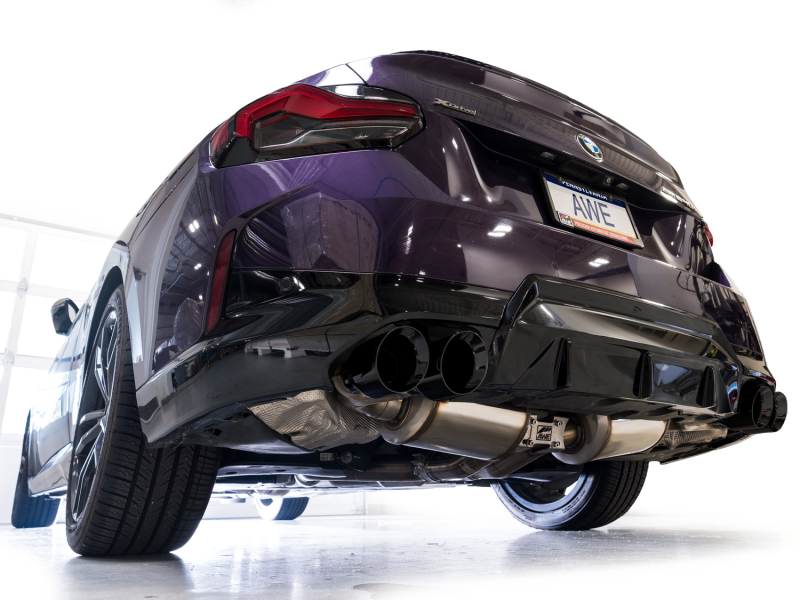 AWE Tuning 22-26 BMW M240i (G42) Track Edition Exhaust - Diamond Black Tips thumbnail 9