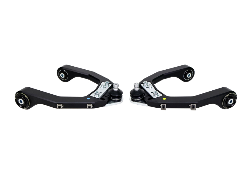 Adjustable camber arm for improved alignment and handling