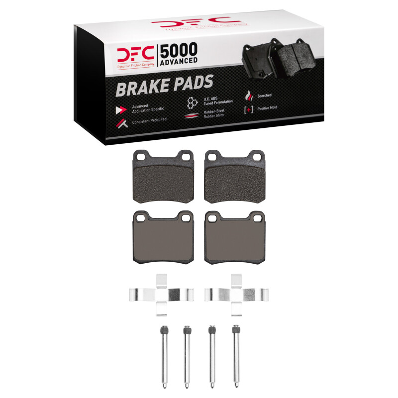DFC 5000 Advanced Pads - Low-Metallic and Hardware Kit