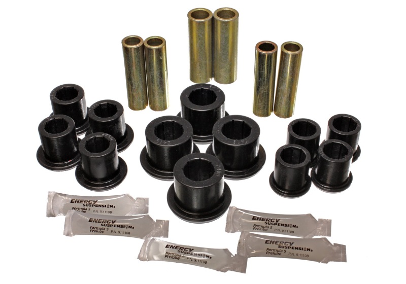 Energy Suspension 97-03 Ford F100/F150/F250 2WD Black Rear Leaf Spring Bushing Set thumbnail 3