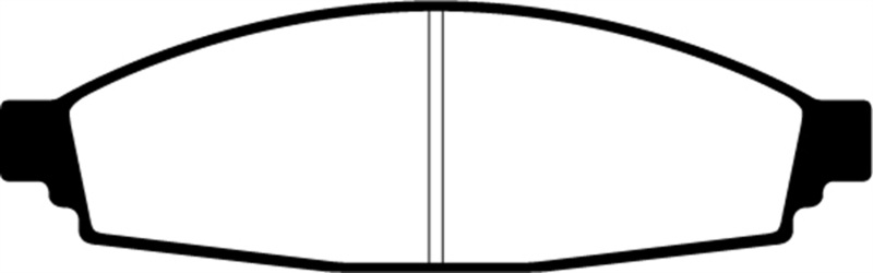 EBC 03-06 Lincoln Aviator 4.6 Greenstuff Front Brake Pads thumbnail 2