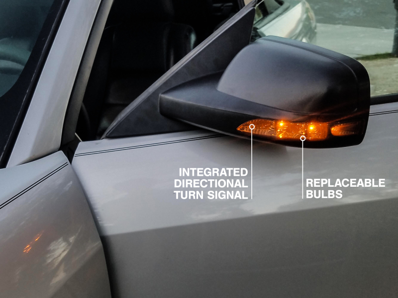 Raxiom 05-09 Ford Mustang Directional Sideview Mirrors thumbnail 9