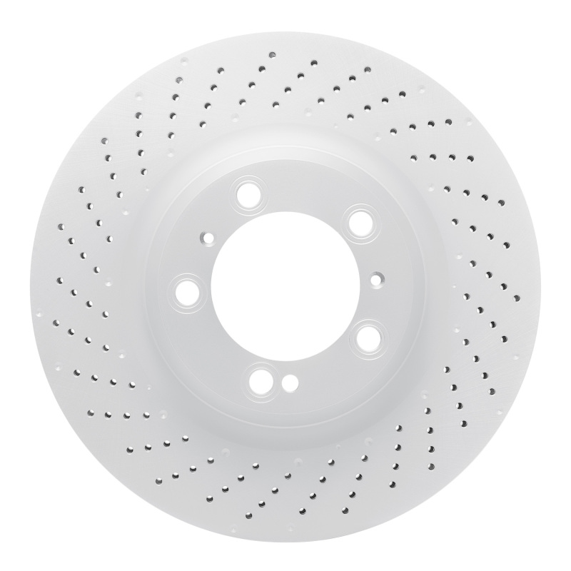 DFC 10-23 Porsche 911 Left Rear Drilled GeoSPEC Coated Rotor