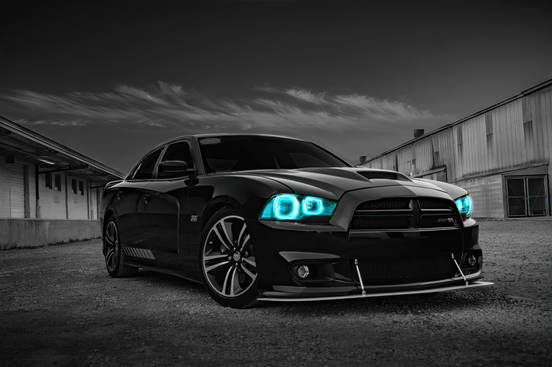 Oracle Dodge Charger 11-14 Halo Kit - ColorSHIFT w/ Simple Controller