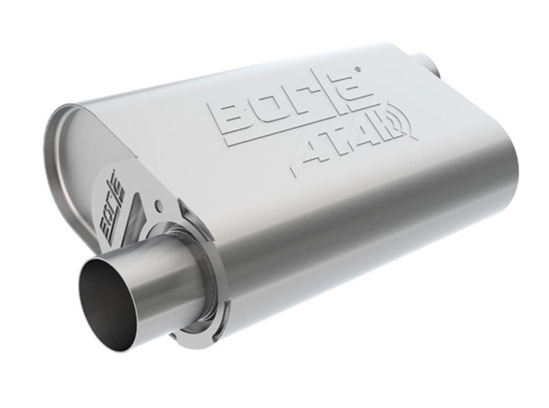 Borla CrateMuffler Stock SBF 289/302 (Exc. Coyote) ATAK 2.25in Inlet/Outlet Oval Muffler thumbnail 9