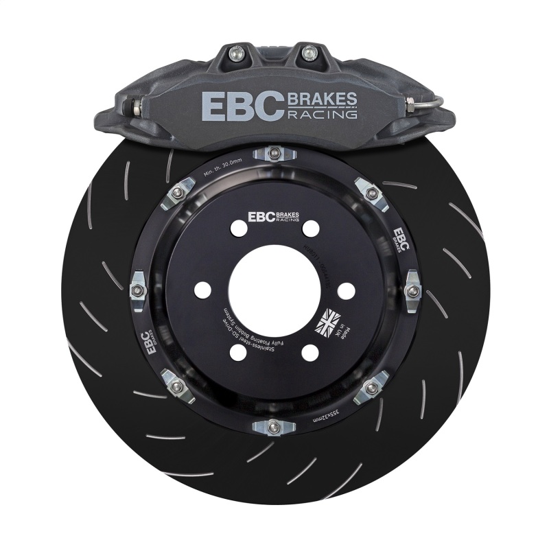 EBC Racing 2006 BMW 1-Series Supercup Anodized Apollo-4 Calipers 330mm Rotors Front Big Brake Kit thumbnail 5