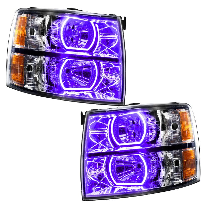 Oracle 07-13 Chevrolet Silverado SMD HL - Square - ColorSHIFT w/ BC1 Controller thumbnail 7