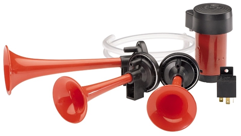 Hella Triple-Tone Air Horn Kit 12V thumbnail 5