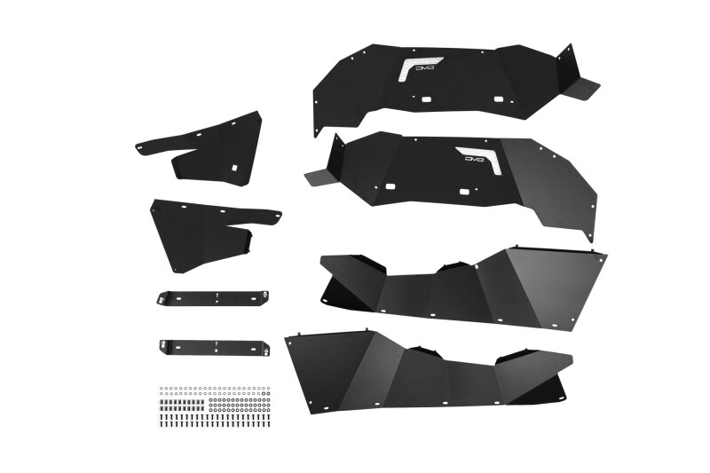 DV8 Offroad 21-25 Ford Bronco Rear Aluminum Inner Fenders - Black thumbnail 5