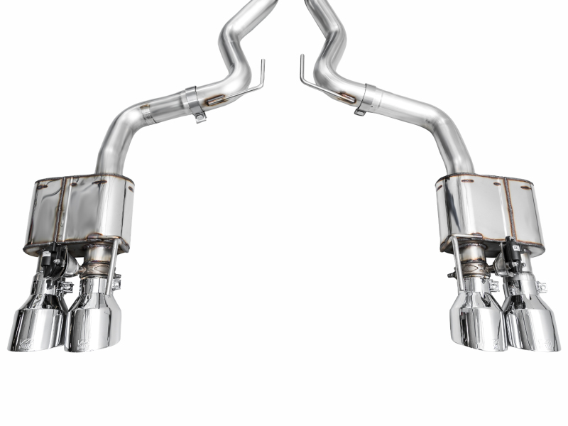 AWE 2024 Ford Mustang Dark Horse S650 RWD SwitchPath Cat-Back Exhaust w/ Quad Chrome Silver Tips thumbnail 6