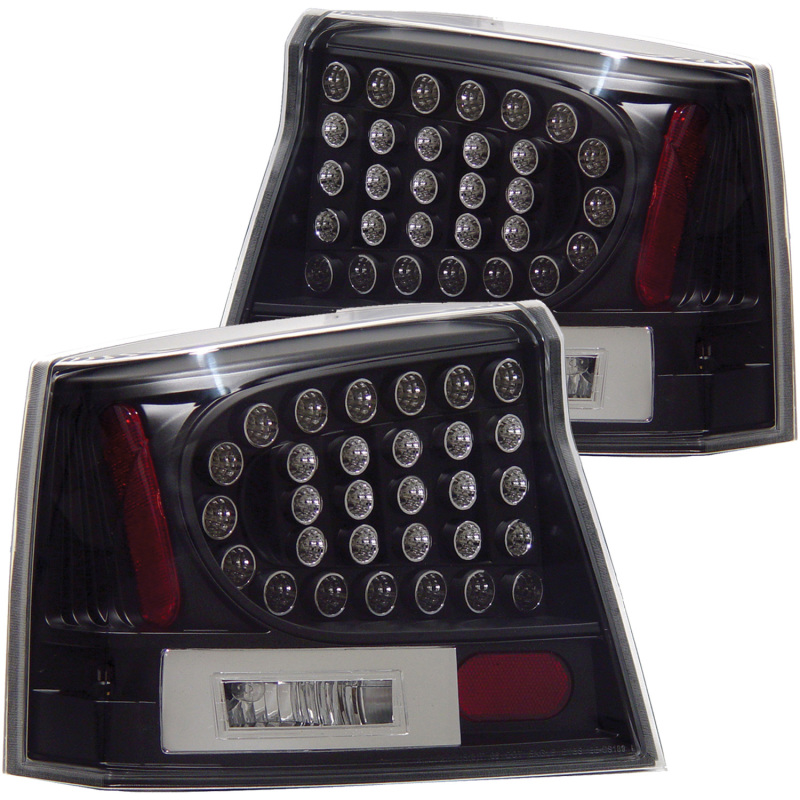 ANZO 2006-2008 Dodge Charger LED Taillights Black thumbnail 4