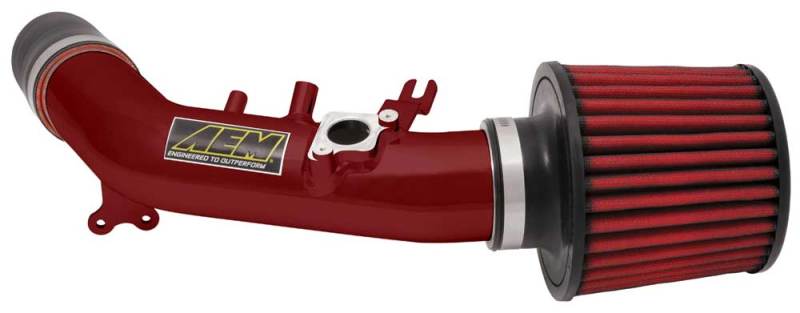 AEM 2006 Civic Si Red Short Ram Intake thumbnail 2