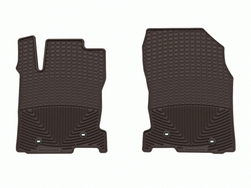 WT Rubber Mats - Front - Cocoa