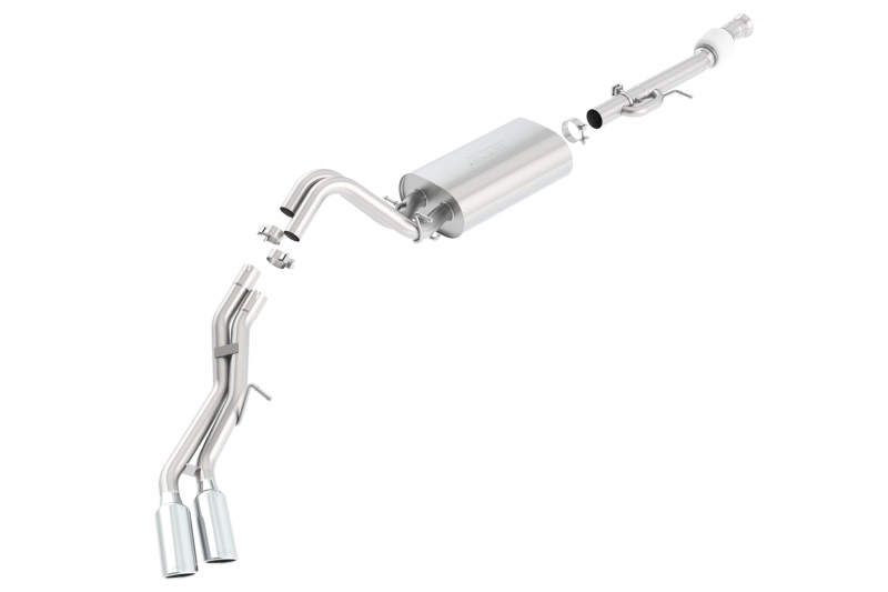 Borla 15-16 Cadillac Escalade ESV 6.2L Auto Trans Dual Round Rolled Truck Side Exit Catback Exhaust thumbnail 4