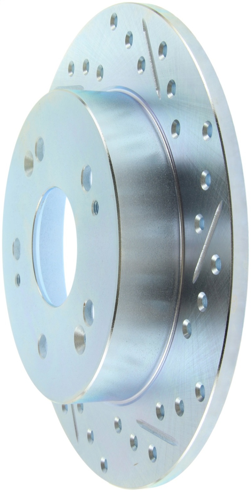 StopTech Select Sport 06-15 Honda Civic Si Slotted and Drilled Left Rear Rotor thumbnail 4