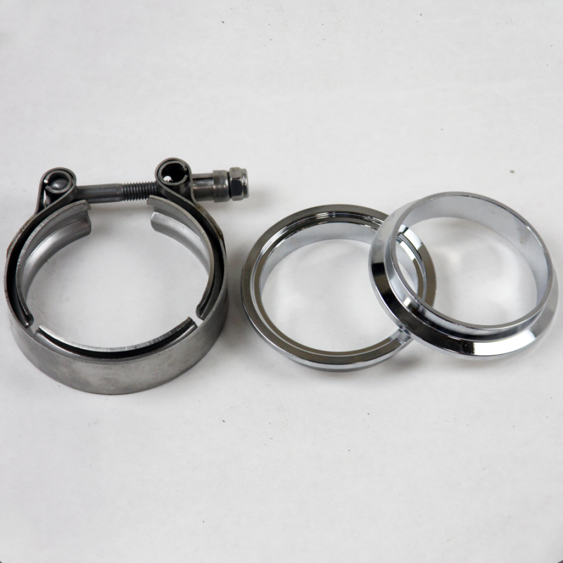 Granatelli 2.5in Mating Male to Female Flanges w/V-Band Clamp thumbnail 2
