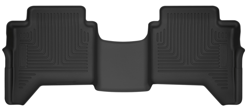 Husky Liners 2019 Ford Ranger SuperCrew Cab X-Act Contour Black Floor Liners (2nd Row) thumbnail 2
