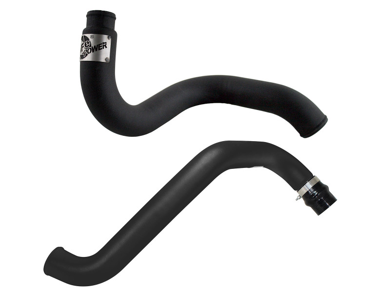 BladeRunner 3 IN Aluminum Hot and Cold Charge Pipe Kit Black