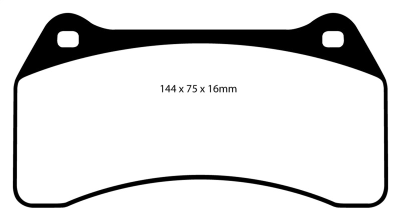 EBC 03-06 Jaguar XJR 4.2 Supercharged Redstuff Front Brake Pads