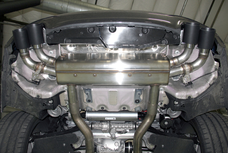 Dinan 18-23 BMW M550i (G30) Free Flow Axleback Exhaust System - Polished Tips thumbnail 2