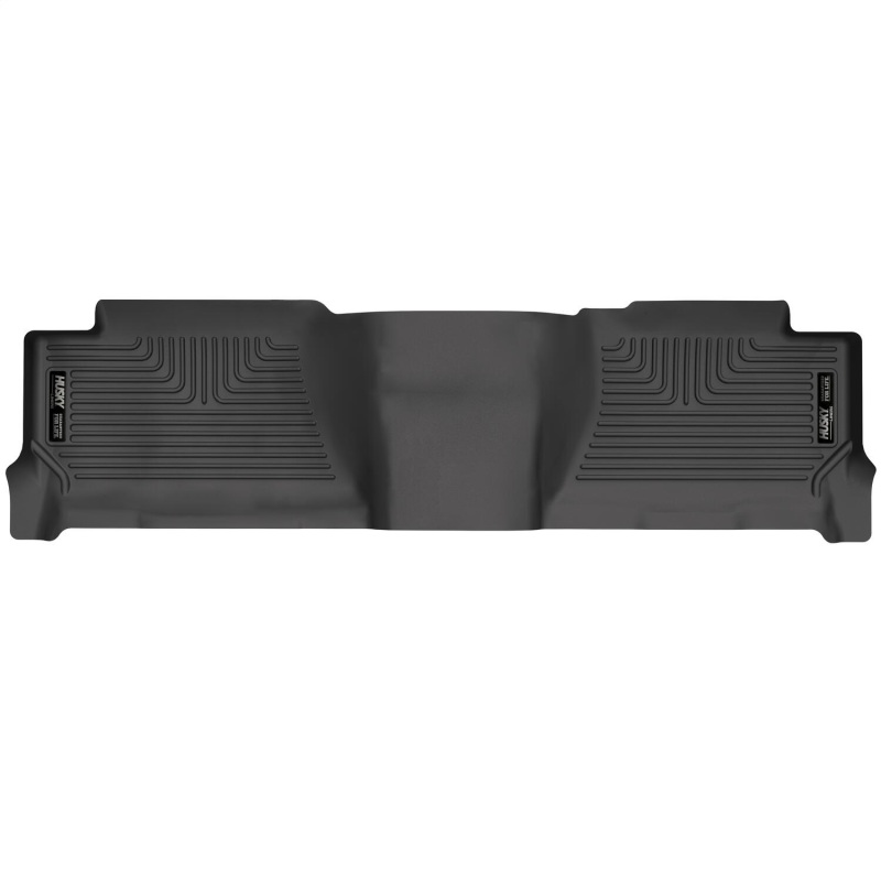 Husky Liners 2004-2006 Chevrolet Silverado 1500 Crew Cab Pickup WeatherBeater Rear Floor Mat (Black) thumbnail 2
