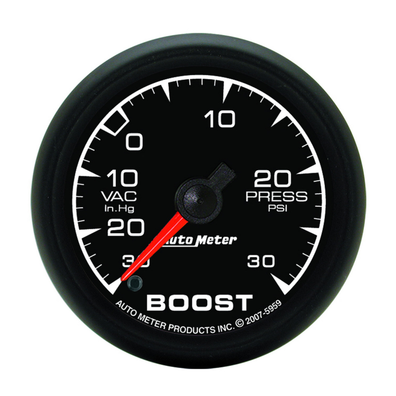Autometer ES 52mm Full Sweep Electronic 30 In Hg-Vac/30 PSI Vacuum/Boost Gauge thumbnail 7