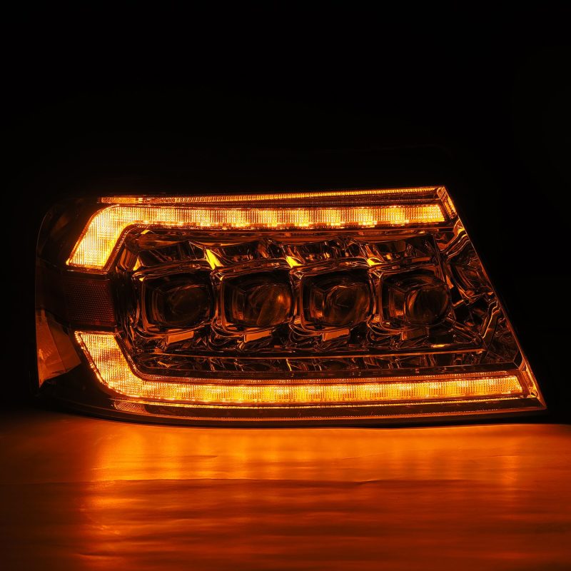 AlphaRex 04-08 Ford F150 / 06-08 Lincoln Mark LT NOVA LED Proj Headlights Chrome w/Activ Light/Seq thumbnail 3