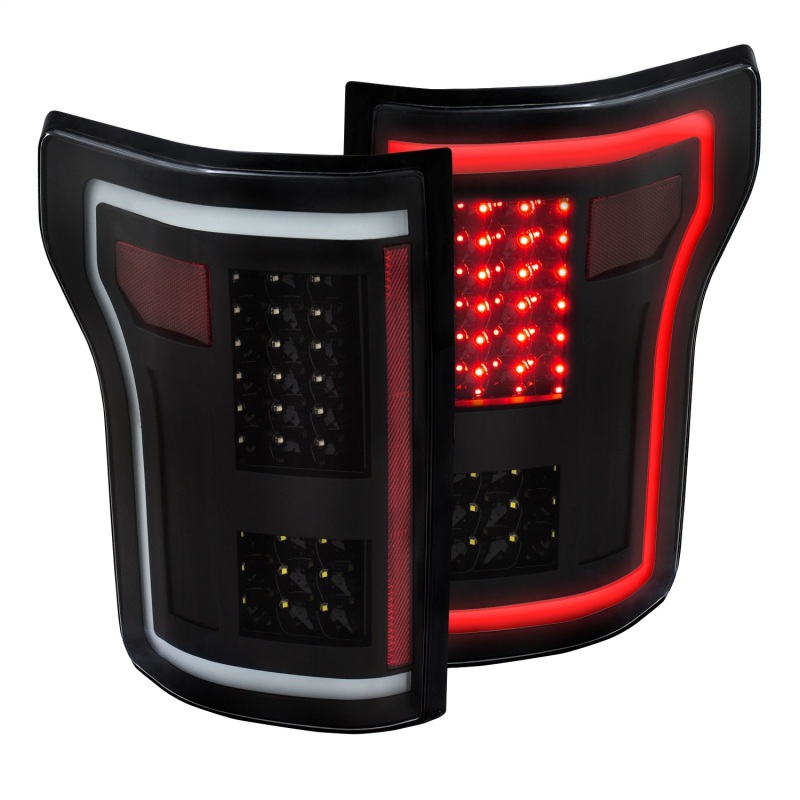 ANZO 2015-2017 Ford F-150 LED Taillights Black thumbnail 9