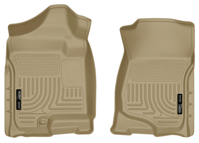 Husky Liners 07-14 Cadillac Escalade ESV/EXT Weatherbeater Tan Front Floor Liners thumbnail 5