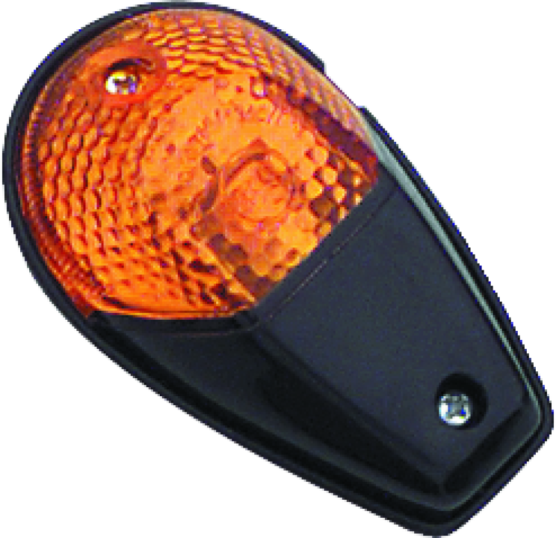 BikeMaster Universal Flush Mount Marker Light - Black/Amber thumbnail 3