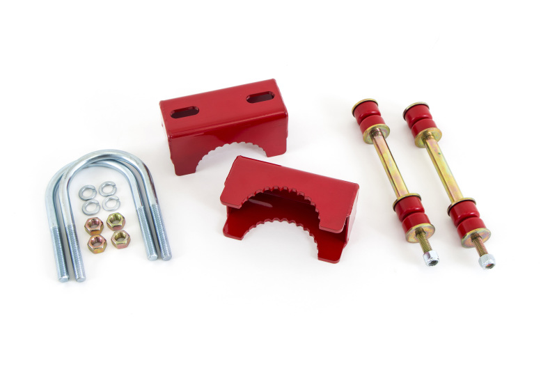 UMI Performance Aftermarket Rear End Sway Bar Installation Kit- 3in Axle Tubes thumbnail 2