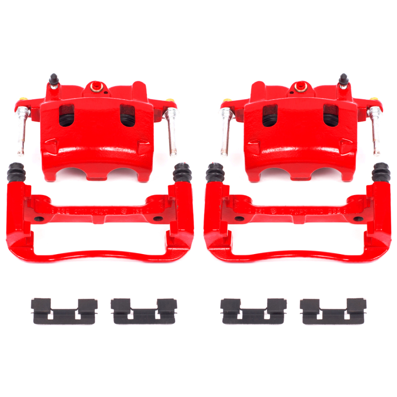 Power Stop 05-07 Nissan Titan Front Z23 Coated Kit w/Calipers (2x psbJBR1161EVC, 1x psbZ23-1183, 1x psbS2982) thumbnail 6