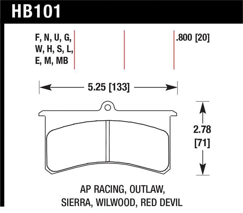 HAWK Blue 9012 Brake Pad Sets