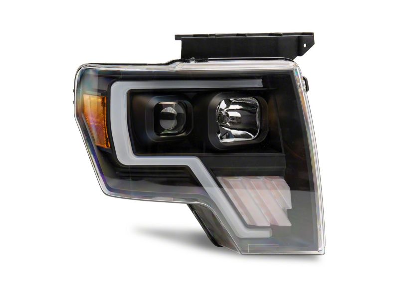 Raxiom 09-14 Ford F-150 Axial G4 Light Bar Switchback Projector Headlights- Blk Housing (Clear Lens) thumbnail 4