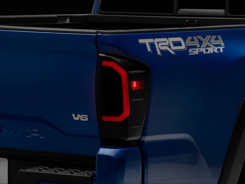Raxiom 16-23 Toyota Tacoma Axial Series LED Tail Lights- Black Housing- Smoked Lens thumbnail 4