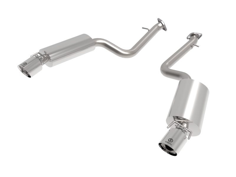 aFe Lexus IS350 14-22 V6-3.5L Takeda Axle-Back Exhaust System- Polished Tip thumbnail 2