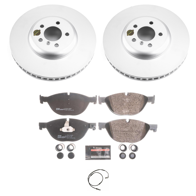 Power Stop 09-10 BMW 750Li Front & Rear Euro-Stop Brake Kit (1x psbESK6012, 1x psbESK6014) thumbnail 8