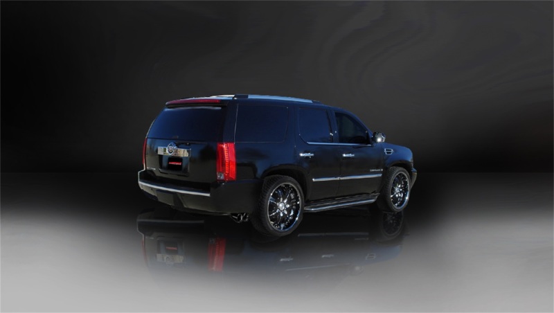 Corsa 2007-2010 Cadillac Escalade 6.2L V8 Black Sport Cat-Back Exhaust thumbnail 8