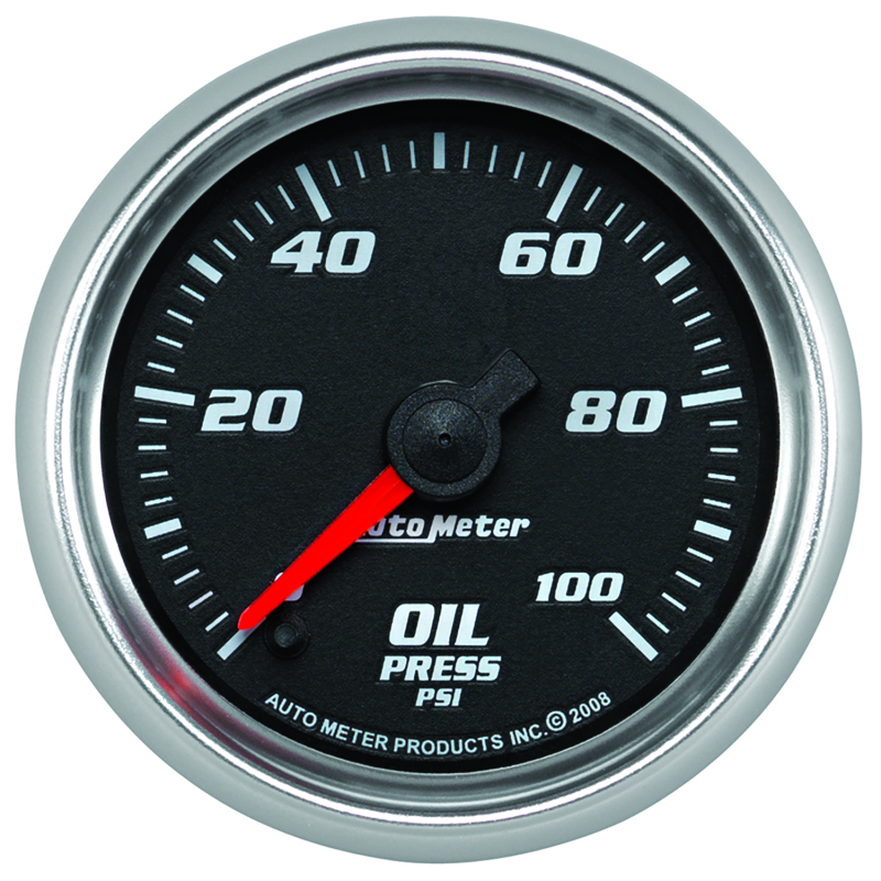 Autometer Pro-Cycle Gauge Oil Pressure 2 1/16in 100psi Digital Stepper Motor Black thumbnail 5