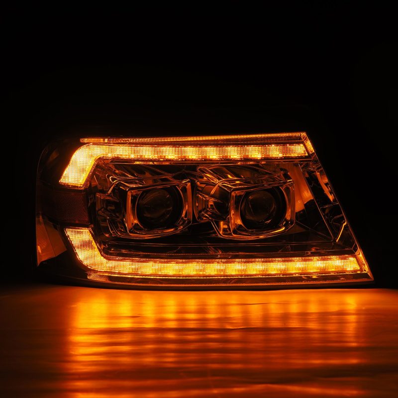 AlphaRex 04-08 Ford F150 PRO-Series Projector Headlights Black w/ Sequential Signal and DRL thumbnail 3